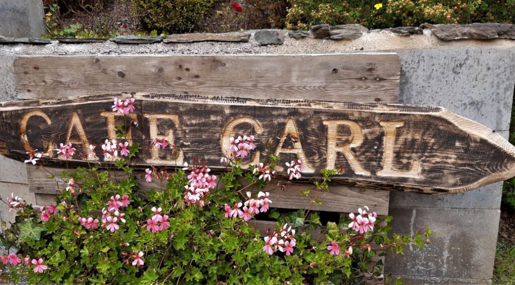 Schild Café Carl